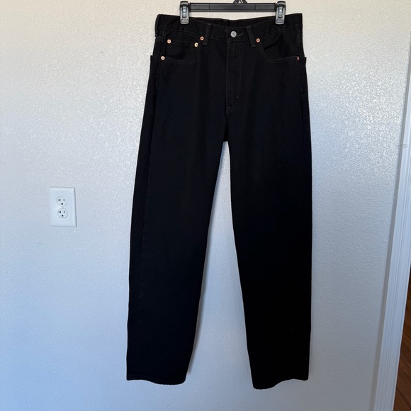 Levi's Other - Levi’s 550 Jeans Mens 34x34 Black Relaxed Fit Tapered Leg Denim